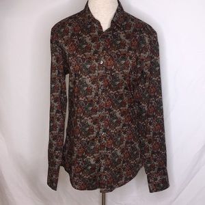 🔹Anthony Morato Floral Button Up Shirt